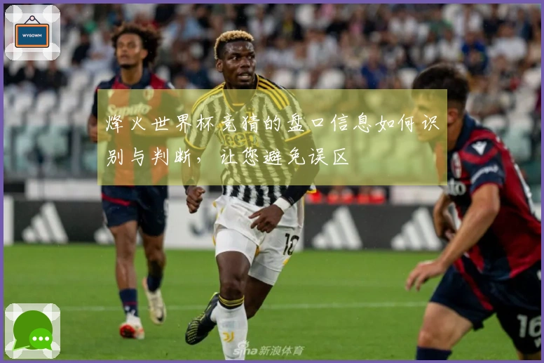 烽火世界杯竞猜的盘口信息如何识别与判断,让您避免误区