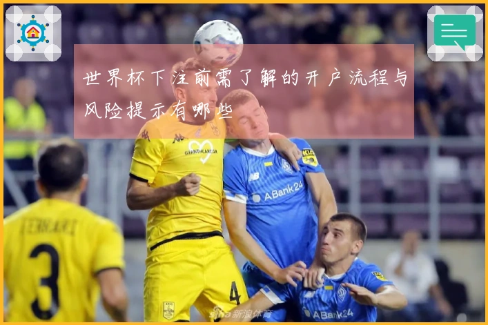 世界杯下注前需了解的开户流程与风险提示有哪些